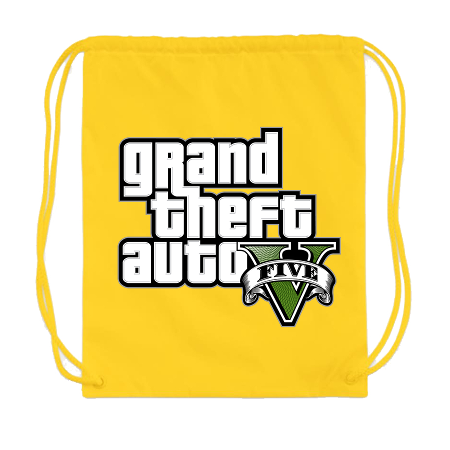 GTA 5 Grand Theft Auto V Drawstring Bag Game