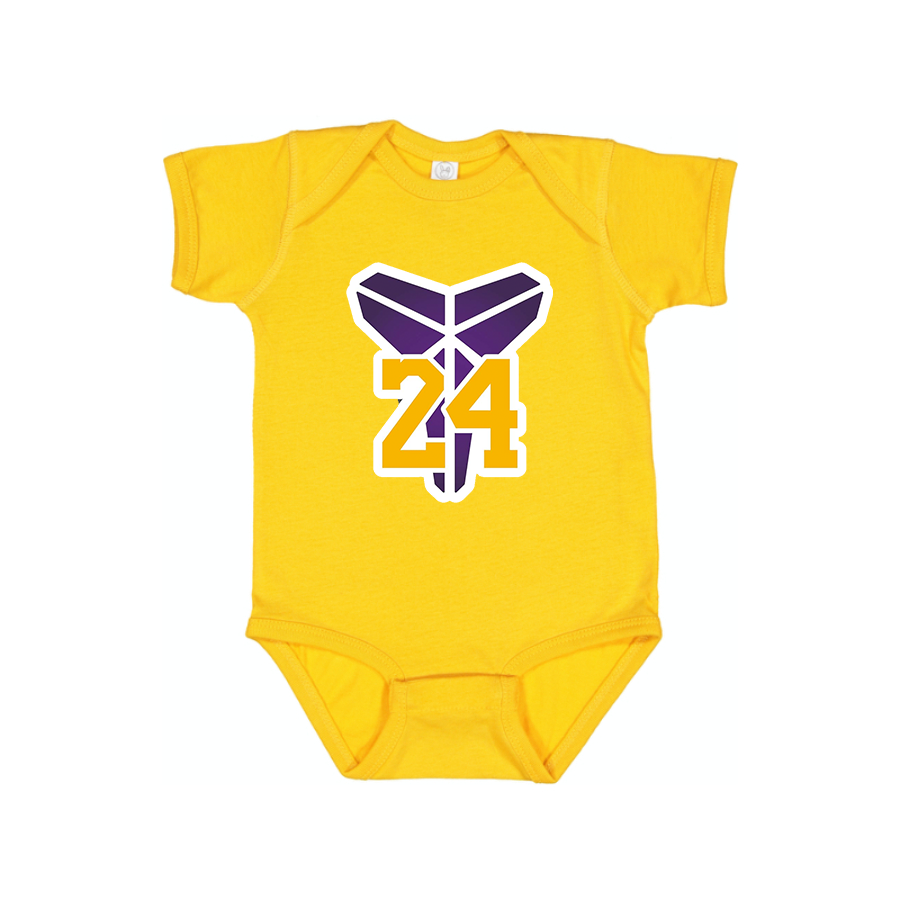 Kobe Bryant Mamba 24 Baby Romper Onesie