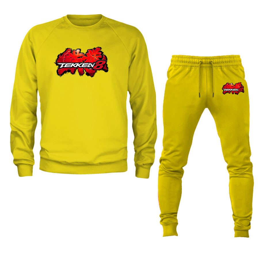 Men's Tekken 8 Game PS5 Crewneck Sweatshirt Joggers Suit