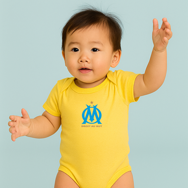 Olympique de Marseille FC Baby Romper Onesie