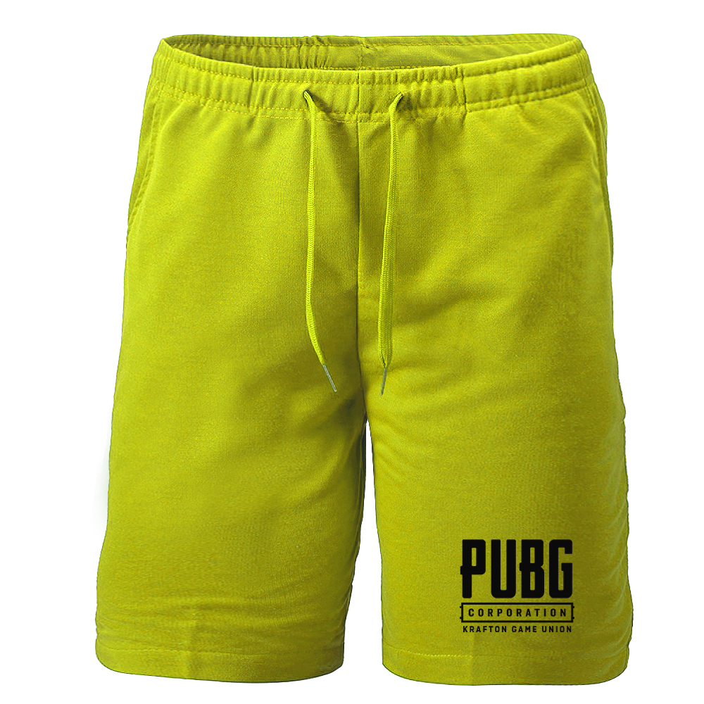 Men's PUBG Multiplayer Shooting Game Athletic Fleece Shorts