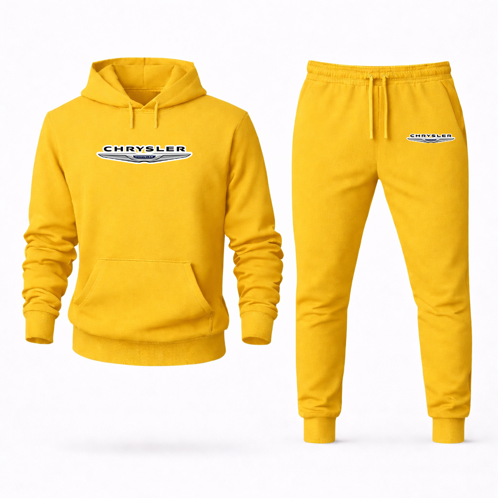 Men's Chrysler Car Hoodie Joggers Set