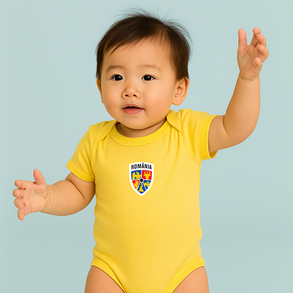 Romania National Soccer Team Baby Romper Onesie