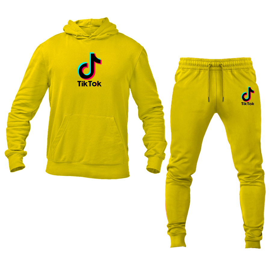 Men's TikTok Social Hoodie Joggers Set