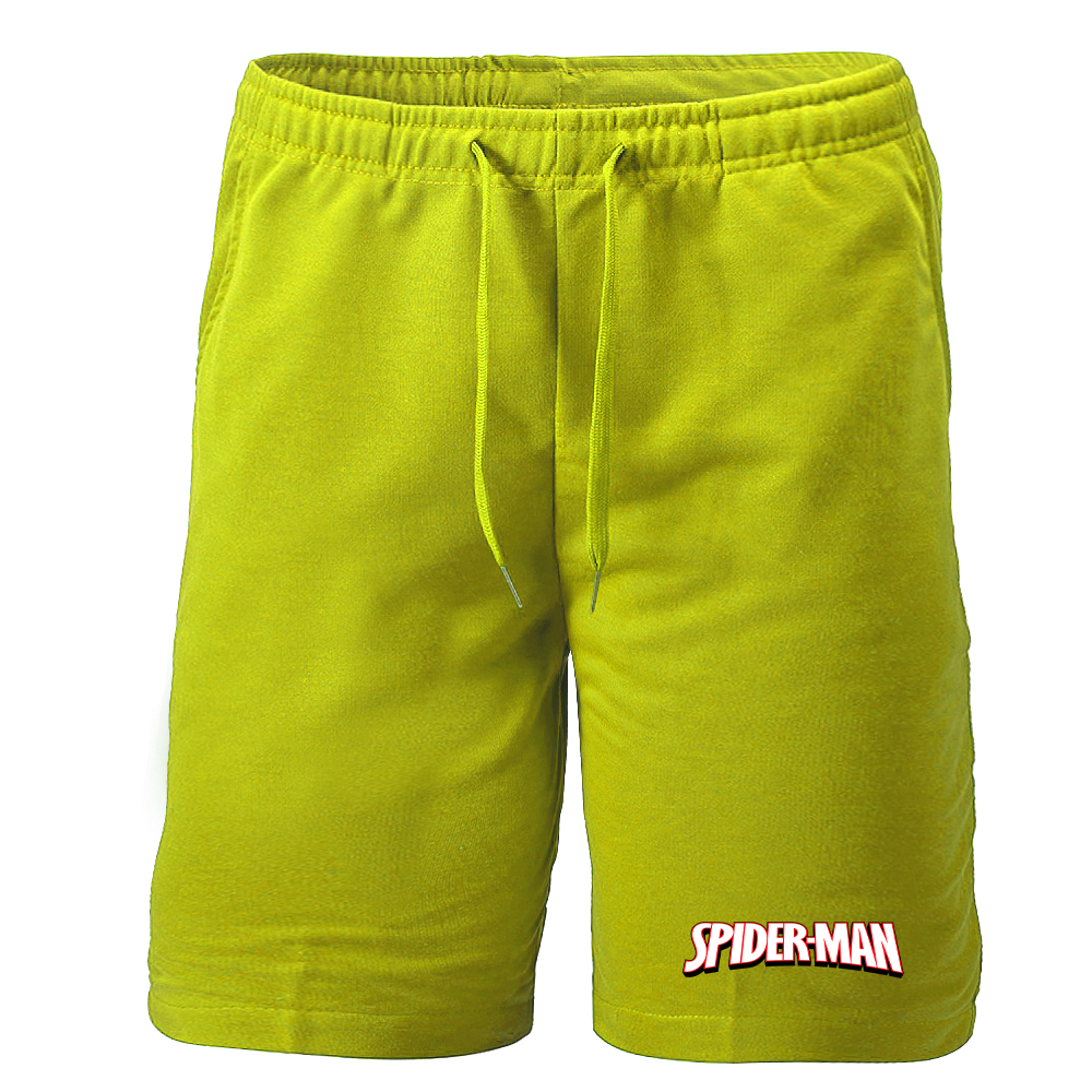 Men's Spider-Man Marvel Comics Superhero Athletic Fleece Shorts