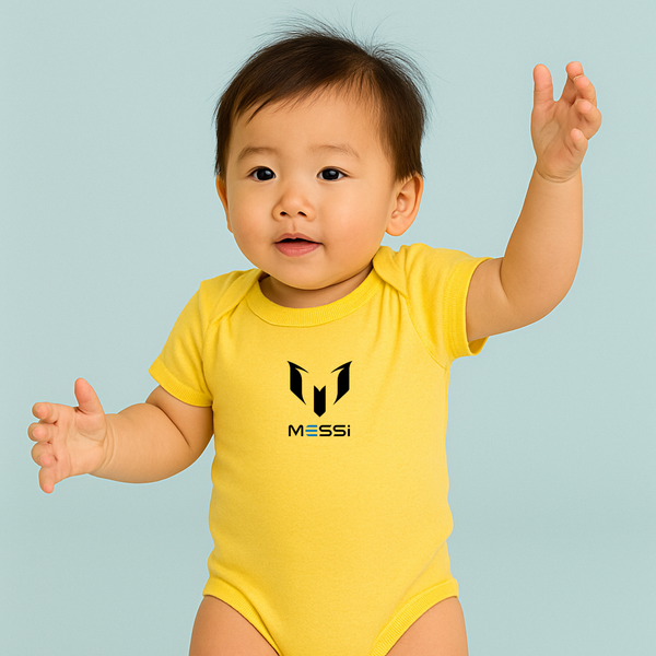 Baby Lionel Messi Air Messi Soccer Romper Onesie