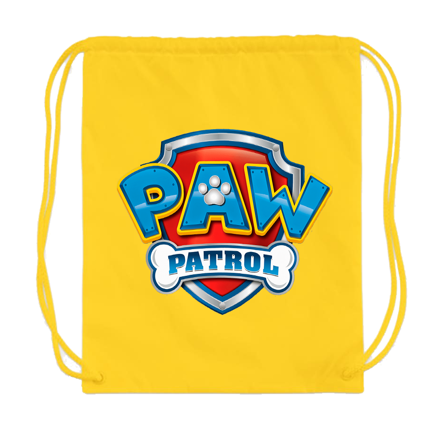 Paw Patrol Cartoon Drawstring Bag