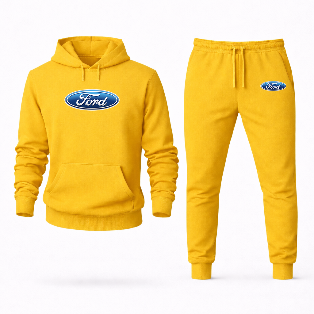 Men's Ford Car Hoodie Joggers Set