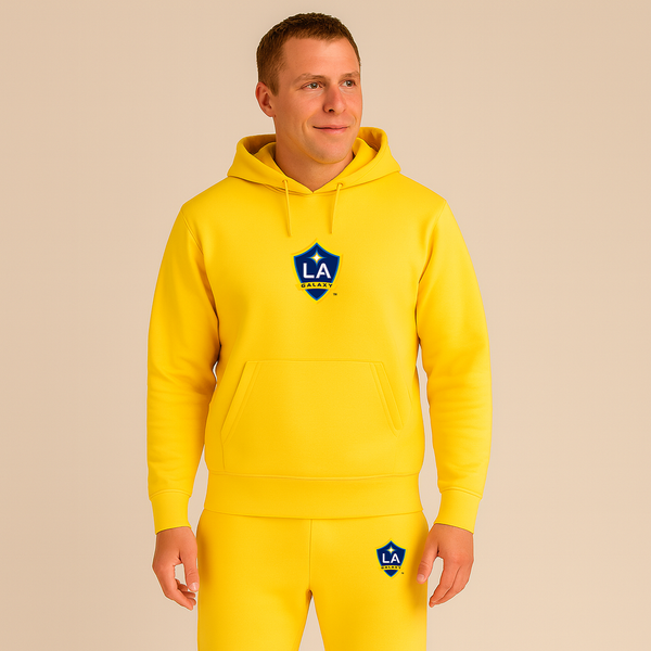 Men's LA Galaxy FC Crewneck Sweatshirt Joggers Suit