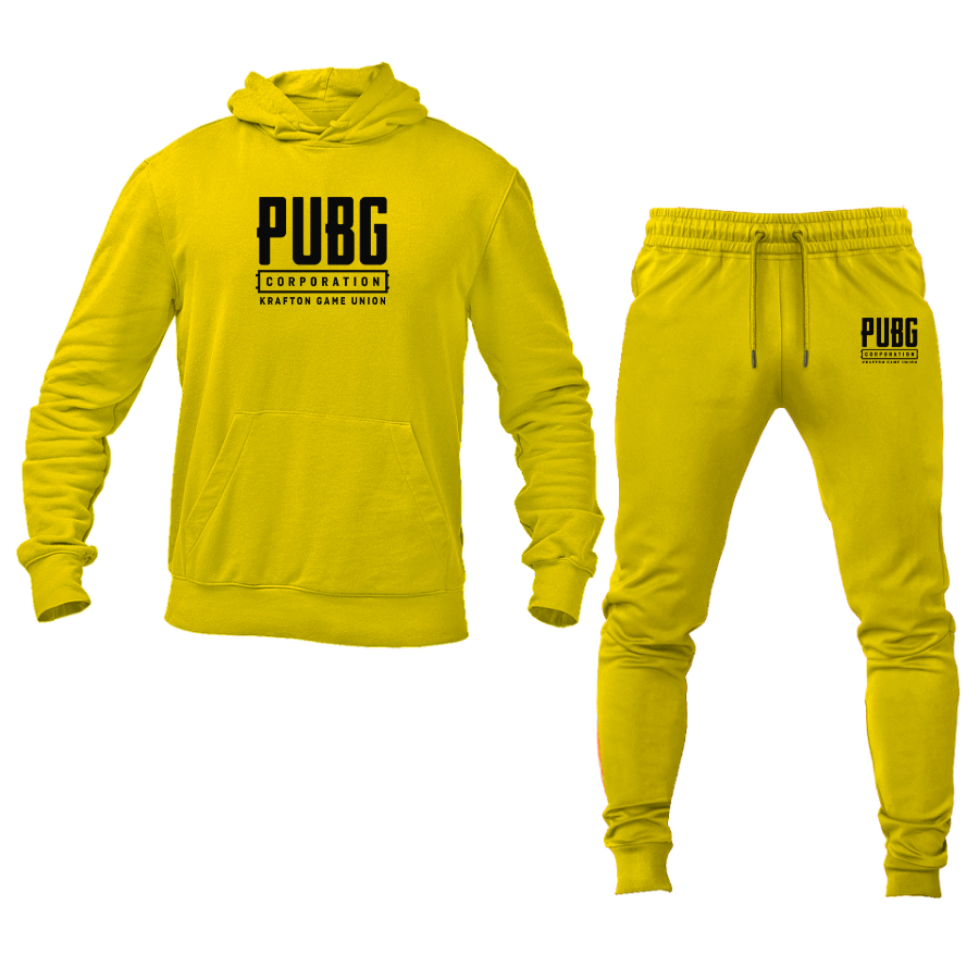 Men's PUBG Multiplayer Shooting Game Hoodie Joggers Set