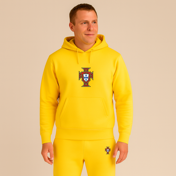 Men's Portugal National Soccer Team Hoodie Joggers Set